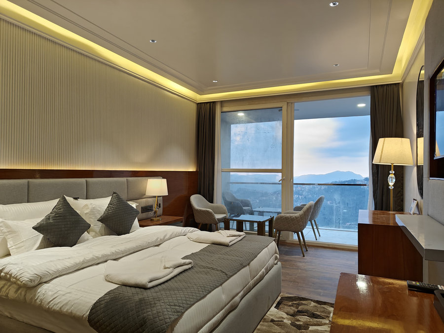 Best view of Hotel The Mirage Shimla hotel room, amenities, and facilities